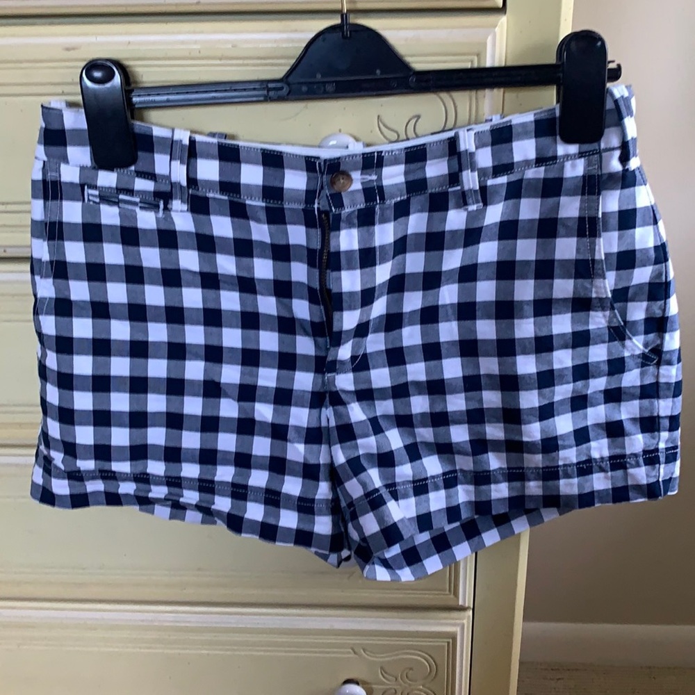 Polo by Ralph Lauren blue and white gingham shorts